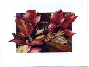 143 Autumn Leaves (5.5"x4.25")